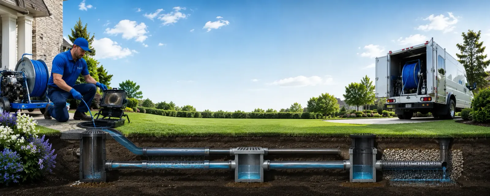 Outdoor drain cleaning information for Advent, WV